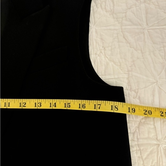 NWOT Zara Single Button Long Black Vest S - Picture 10 of 10